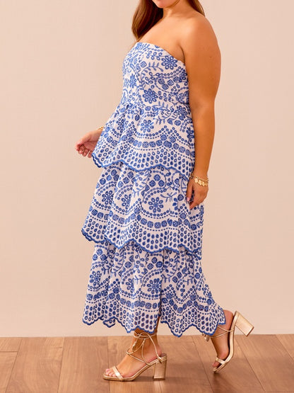 Stunning Scalloped Midi Dress