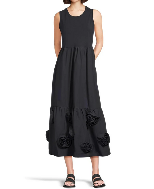 Roses Sleeveless Dress - 2 Colors