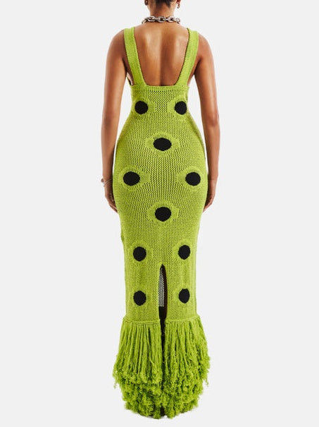 Forest Knit Maxi Dress