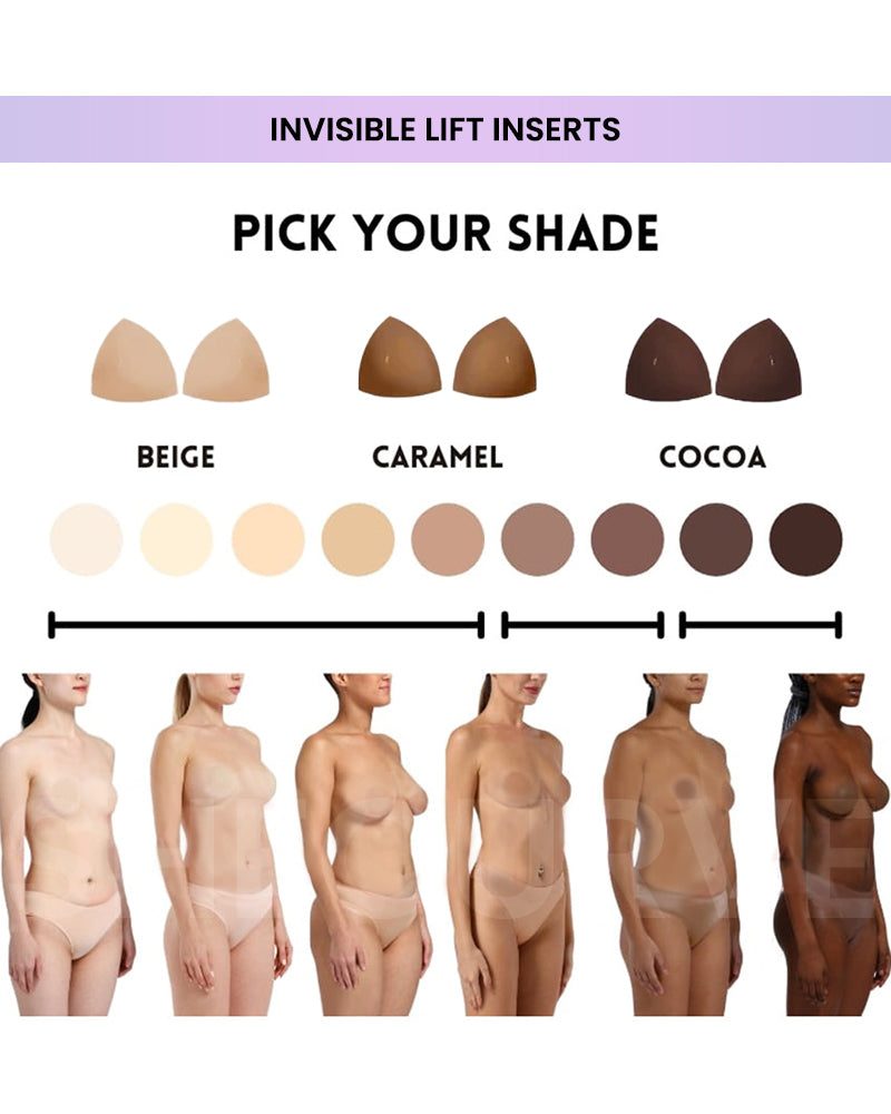 Double-Sided Adhesive Invisible Lift Inserts