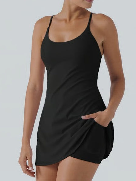 The Ultimate Tummy Control Backless Active Dress