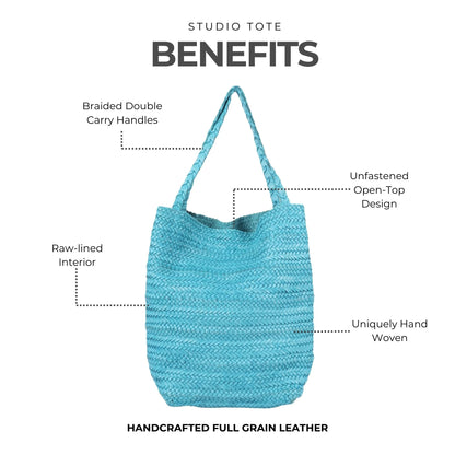 Hand-woven Leather Bag