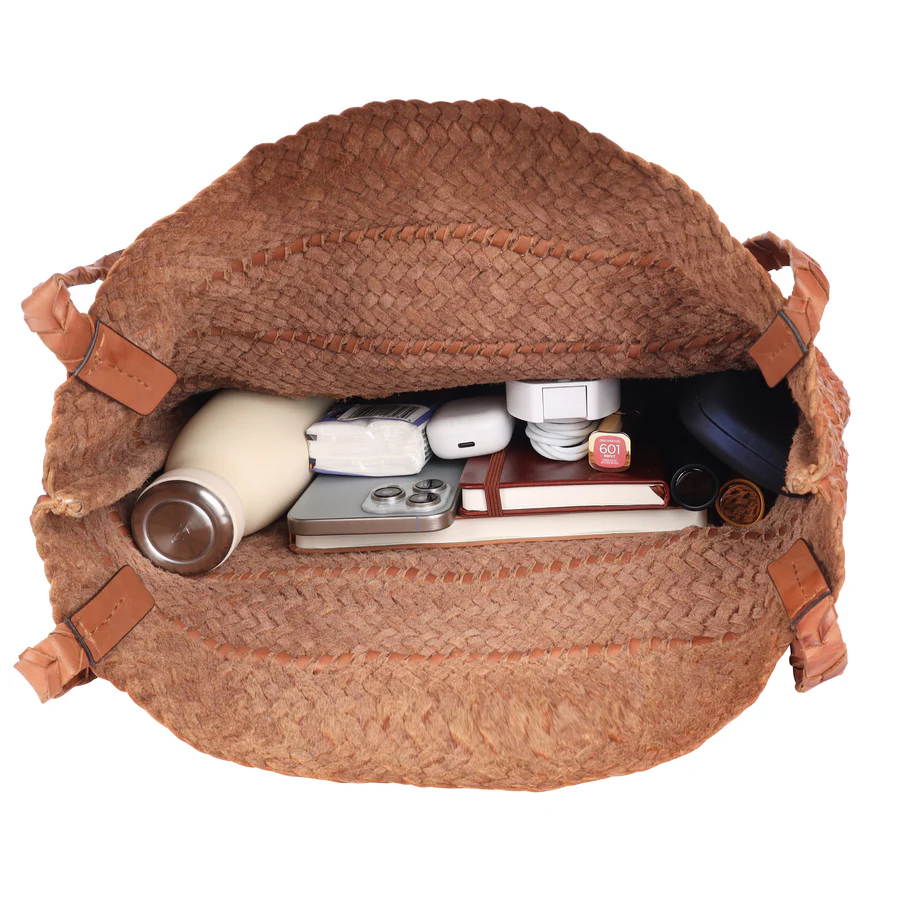 Hand-woven Leather Bag