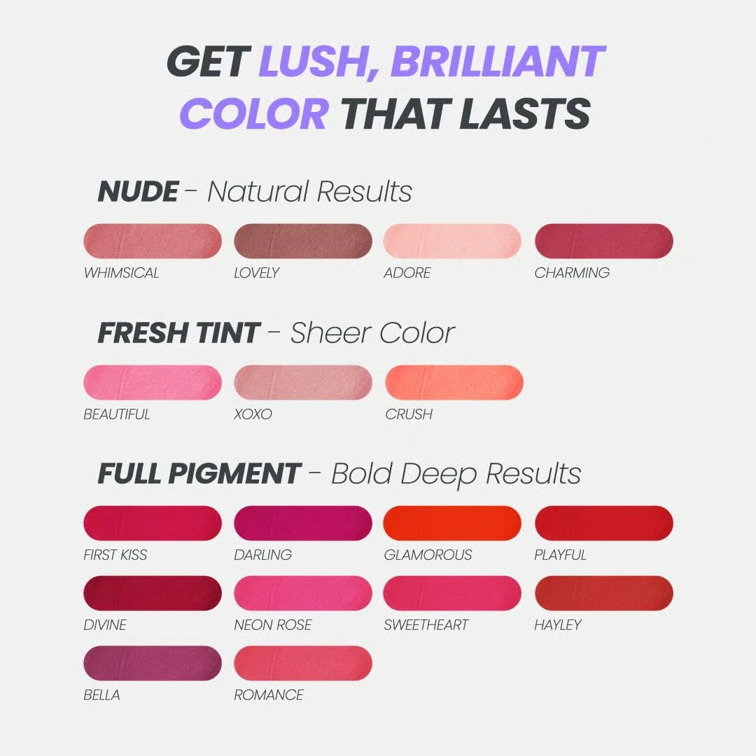 24-Hour Lip Color, Zero Touch-Ups