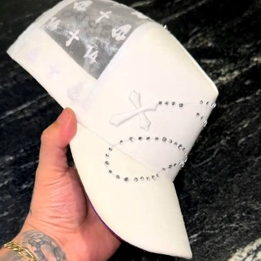 Shiny Long Chain Cap