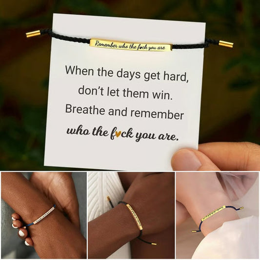 Braided Adjustable Inspire Bracelet