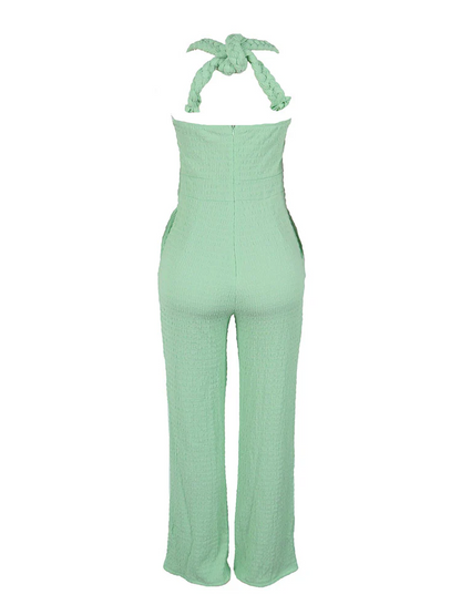 Braided Halter Jumpsuit