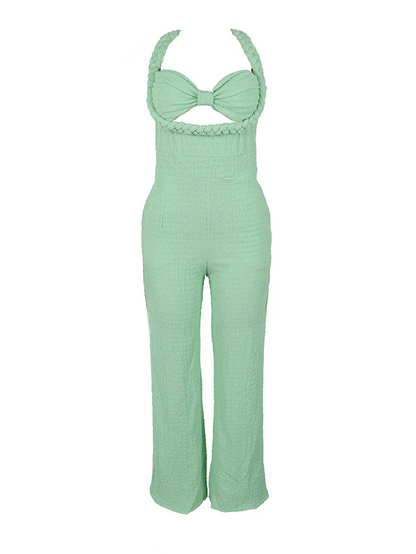 Braided Halter Jumpsuit