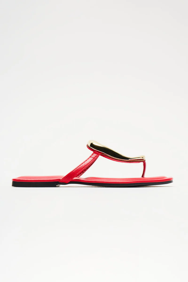 New Here Flat Sandals