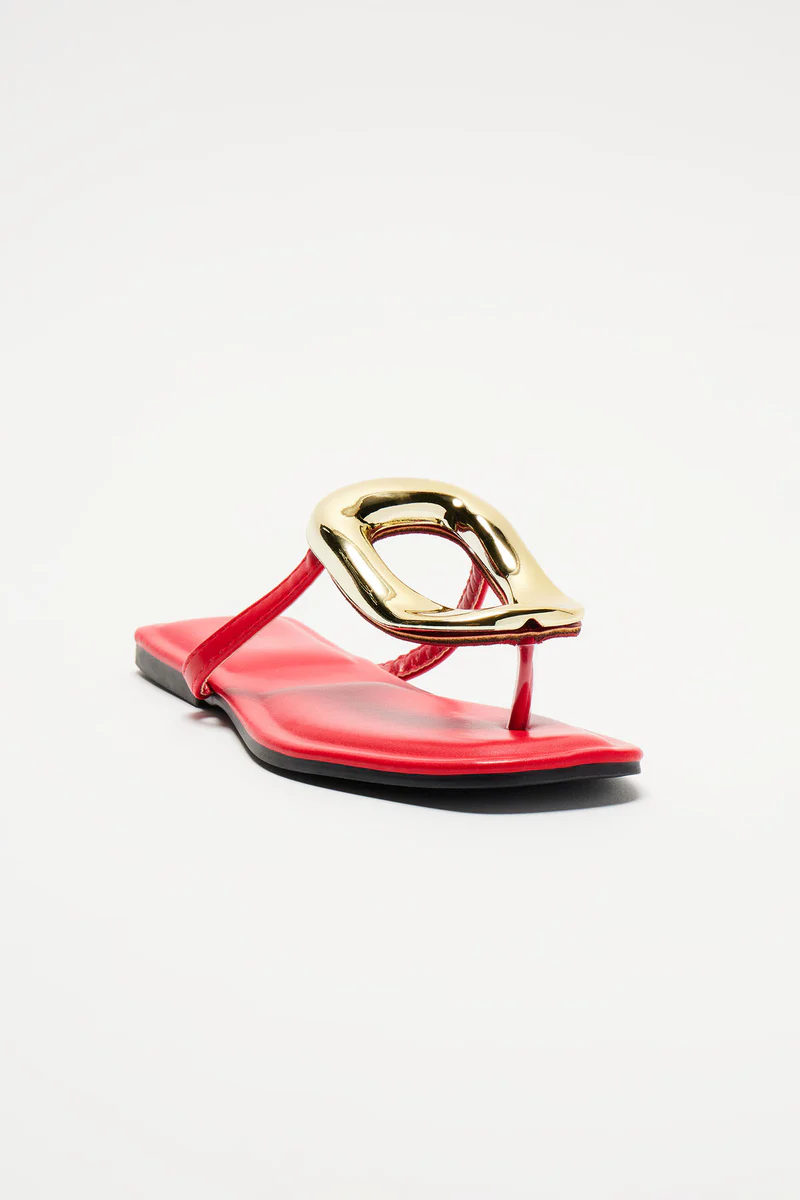 New Here Flat Sandals