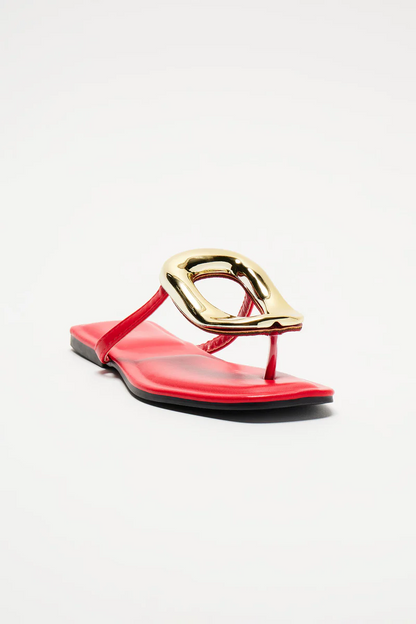 New Here Flat Sandals