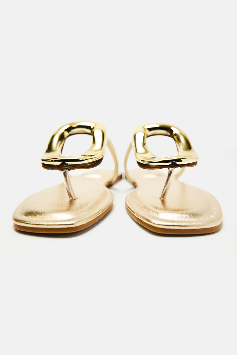 New Here Flat Sandals