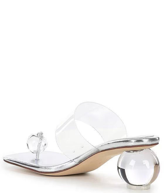 Latus Ball Clear Vinyl Sandals