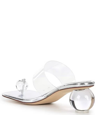 Latus Ball Clear Vinyl Sandals