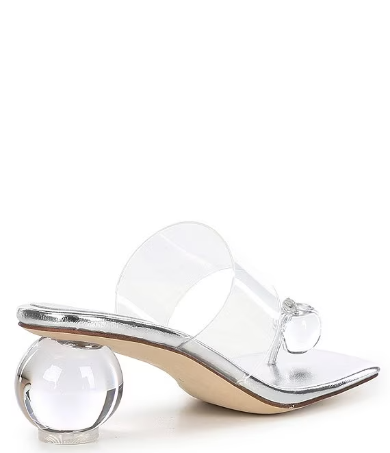 Latus Ball Clear Vinyl Sandals