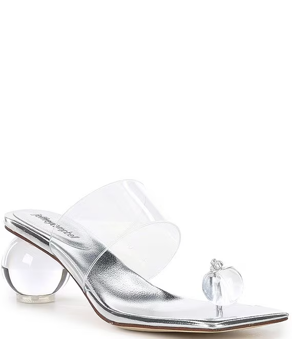 Latus Ball Clear Vinyl Sandals