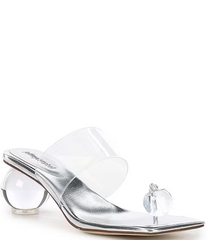 Latus Ball Clear Vinyl Sandals