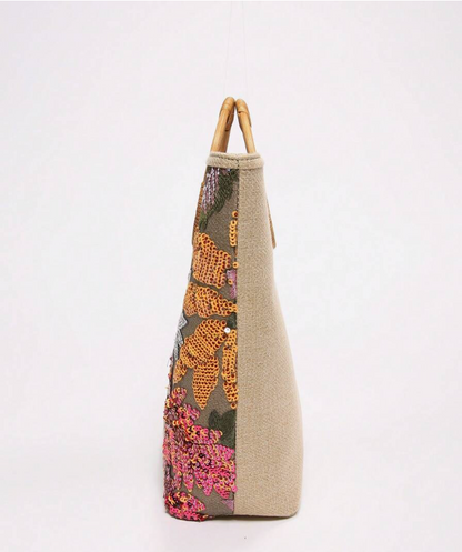 New Classic Sequined Large-Capacity Tote Bag