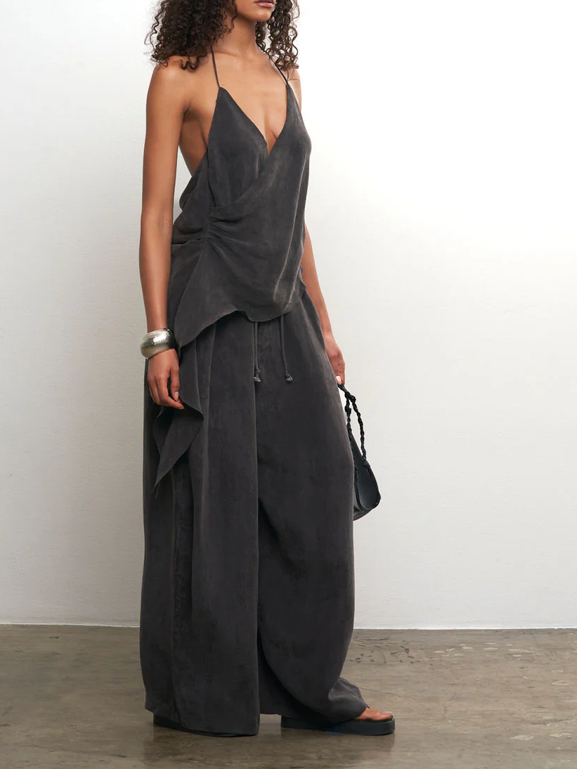 Fashion Simple Pants Suit