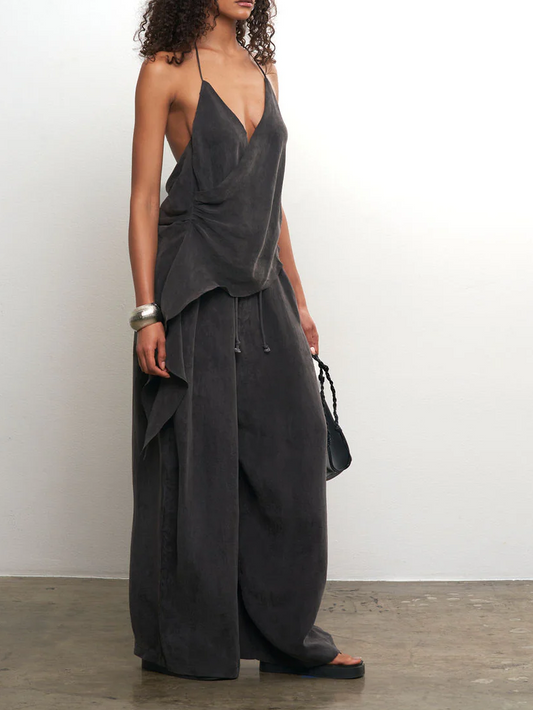 Fashion Simple Pants Suit