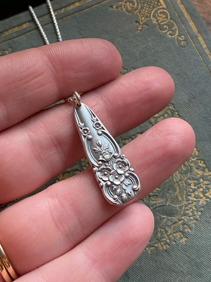 Handmade Sterling Spoon Necklace
