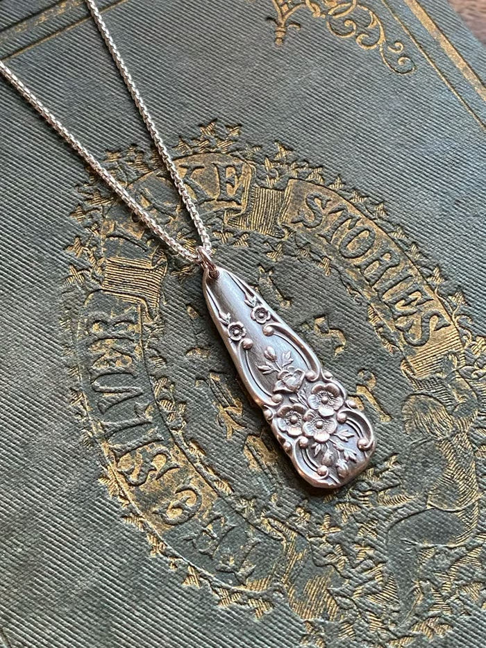 Handmade Sterling Spoon Necklace
