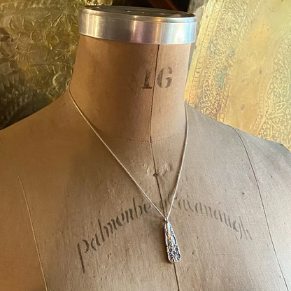 Handmade Sterling Spoon Necklace