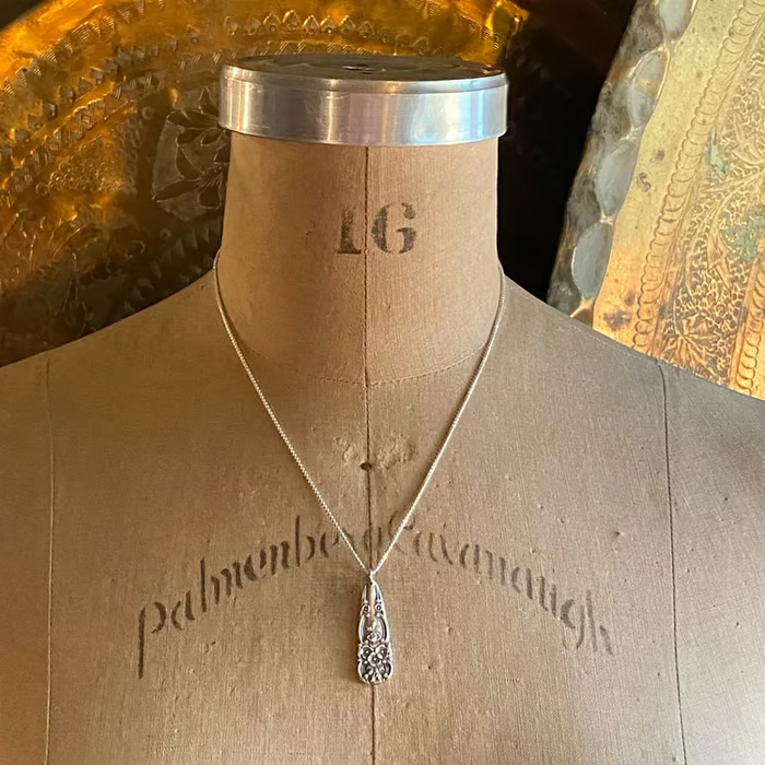 Handmade Sterling Spoon Necklace