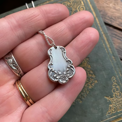 Handmade Sterling Spoon Necklace