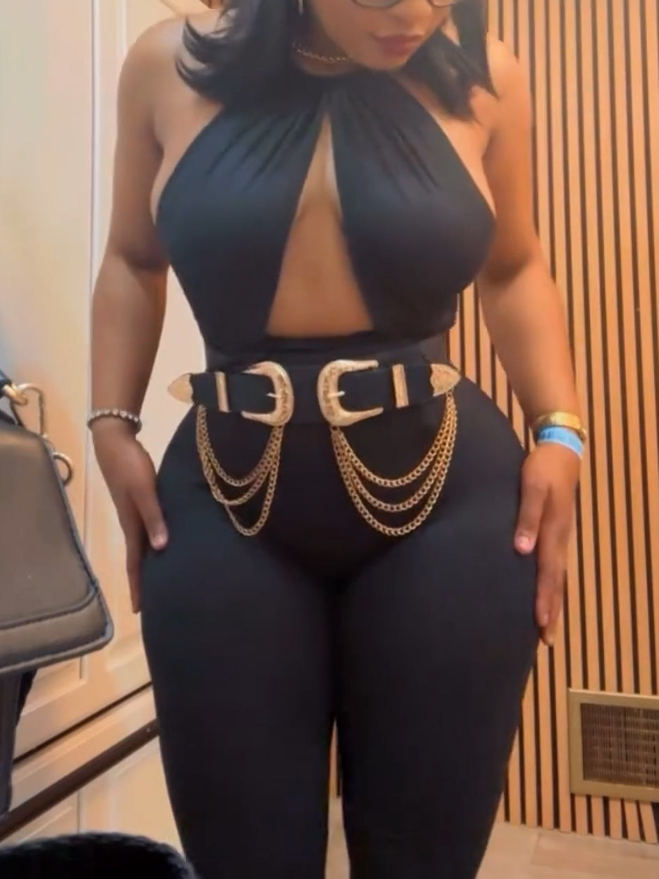 Halter Neck Jumpsuit