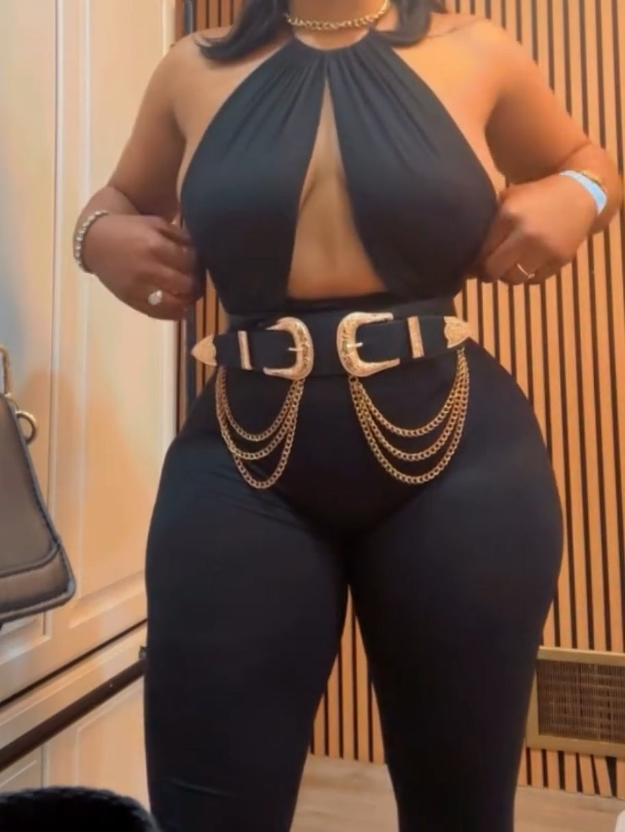 Halter Neck Jumpsuit