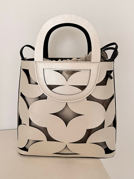 Hollow Leather Handbag