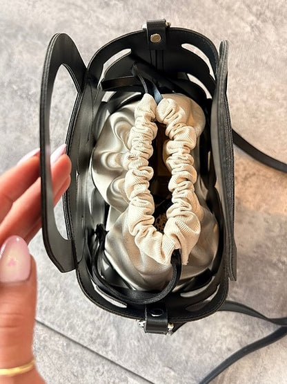 Hollow Leather Handbag