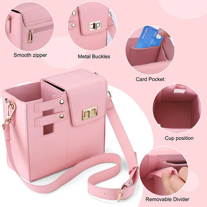 Crossbody Bag With Sports Water Bottle Holder For Women
