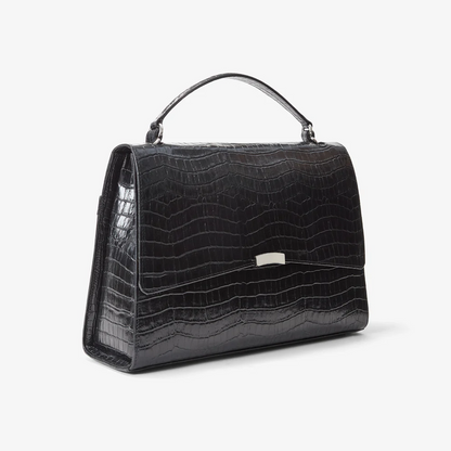 Black Croco Briefcase