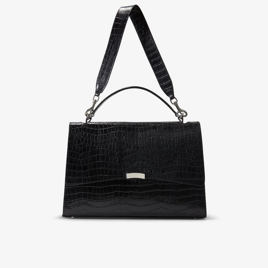 Black Croco Briefcase