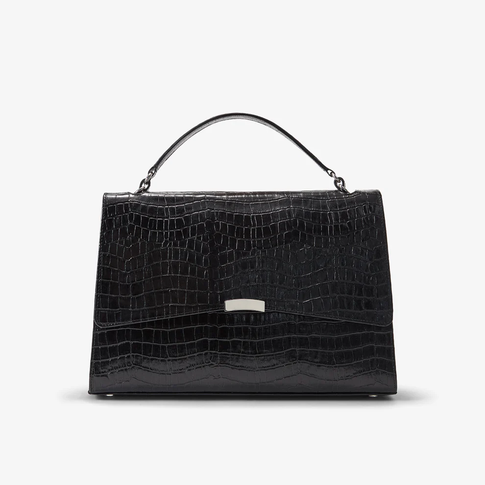 Black Croco Briefcase