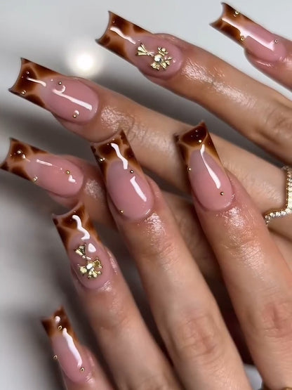 Leopard Print Press On Nails