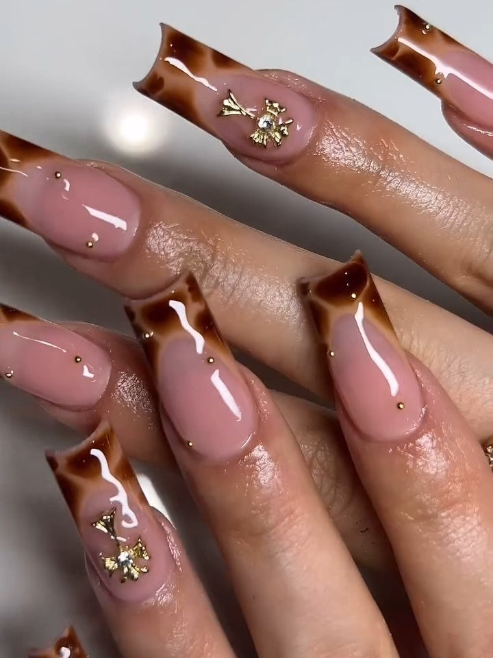 Leopard Print Press On Nails