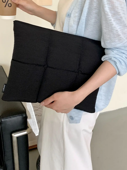 Puffy Laptop Bag Puffer Notebook Pouch