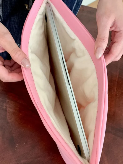 Puffy Laptop Bag Puffer Notebook Pouch