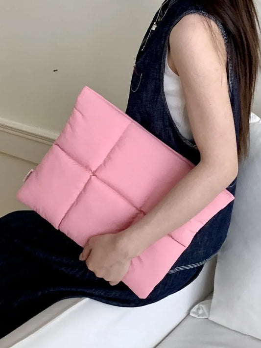 Puffy Laptop Bag Puffer Notebook Pouch