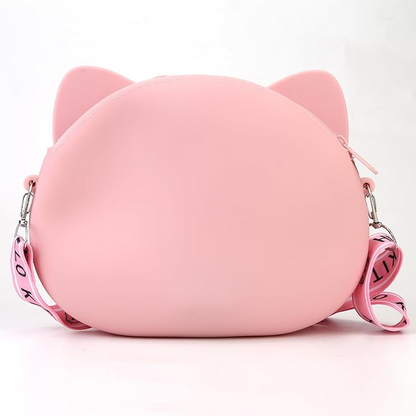 Large Hello Kitty Silicone Adjustable Crossbody Bag
