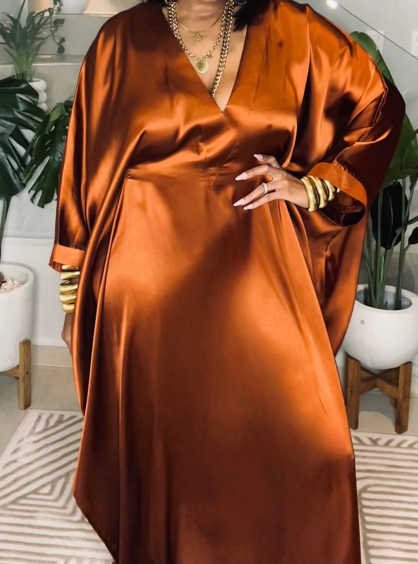 Silk New Age Maxi Dress