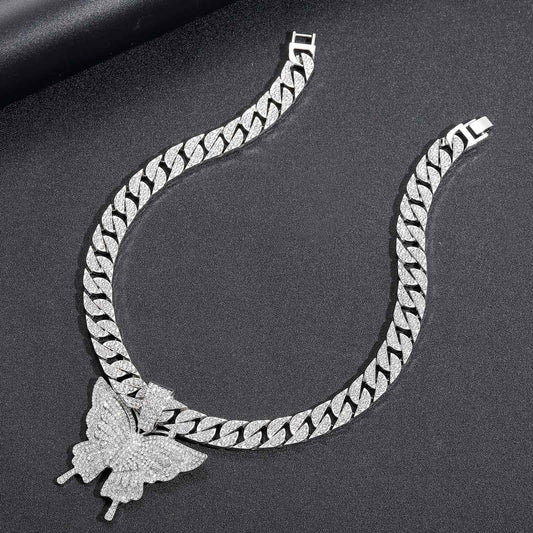 Dazzle Butterfly Necklace