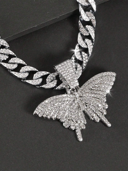 Dazzle Butterfly Necklace