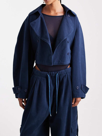 Navy Blue Tooling Modeling Suit