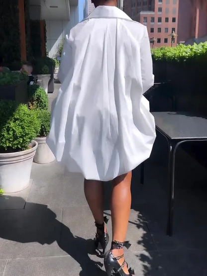 Solid Color Shirt Top