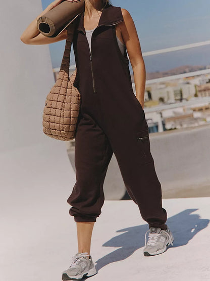 Casual Sleeveless Jumpsuit