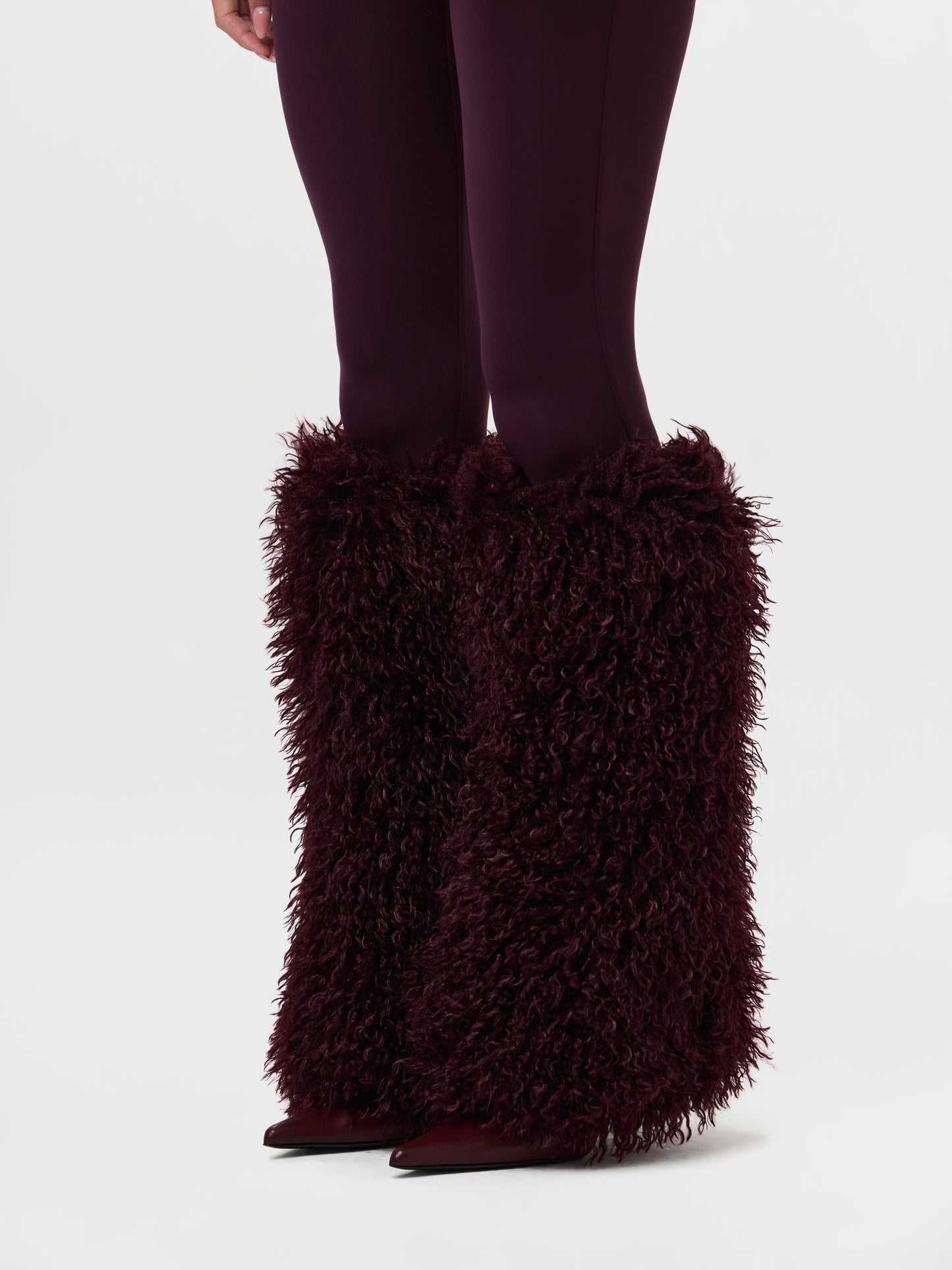 Faux Fur Plush Leg Warmers